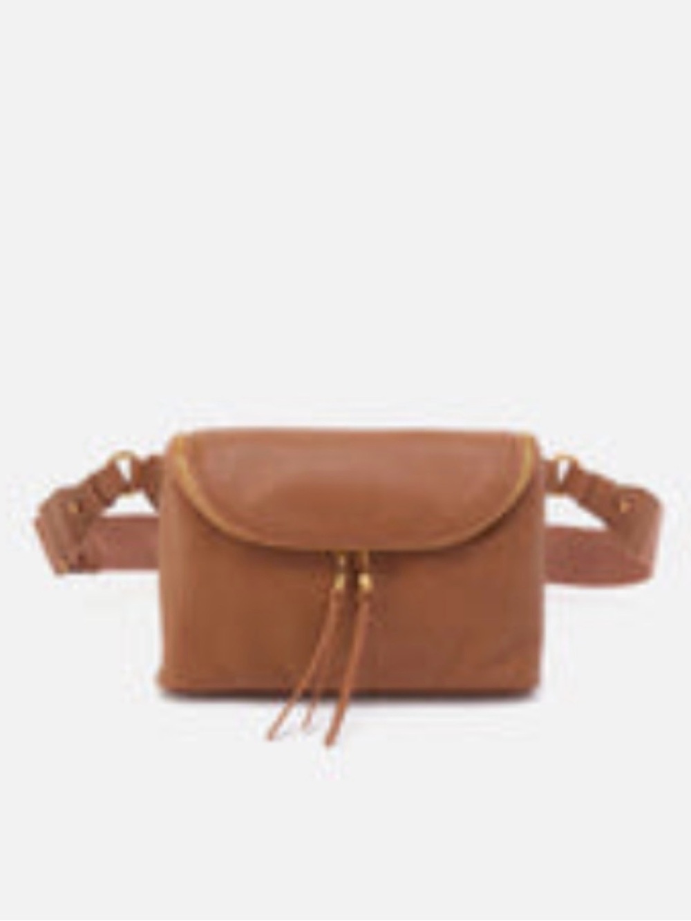 HOBO Fern Large Belt Bag
Pebbled Leather Warm Honey Belt Bag with Tassel Zips